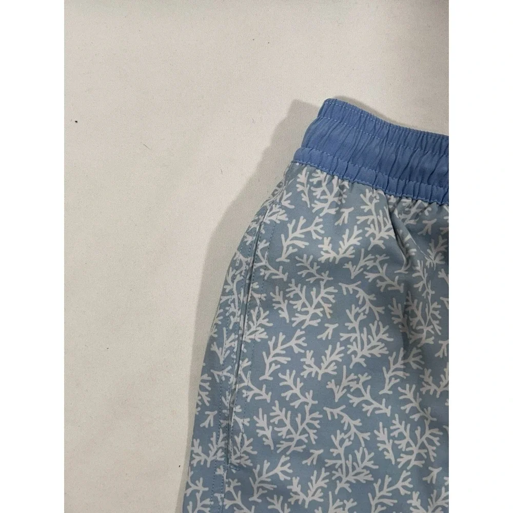Fair Harbor Swim Trunks Mens XL Blue Lined Coastal Beach Resortwear Shorts